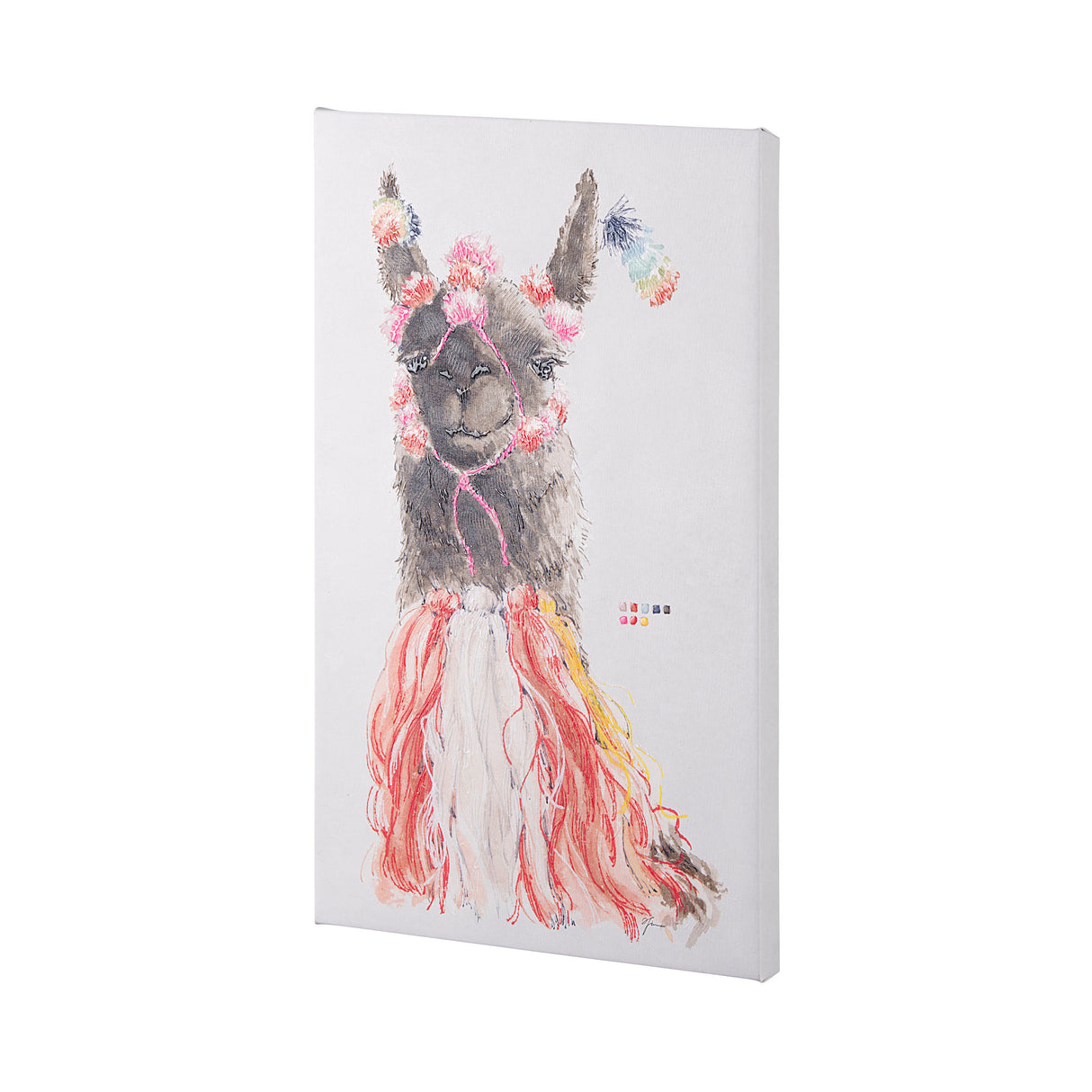 Lama II by Mercana Studio a Hand Embellished Textured Canvas from Mercana - Luna Furniture