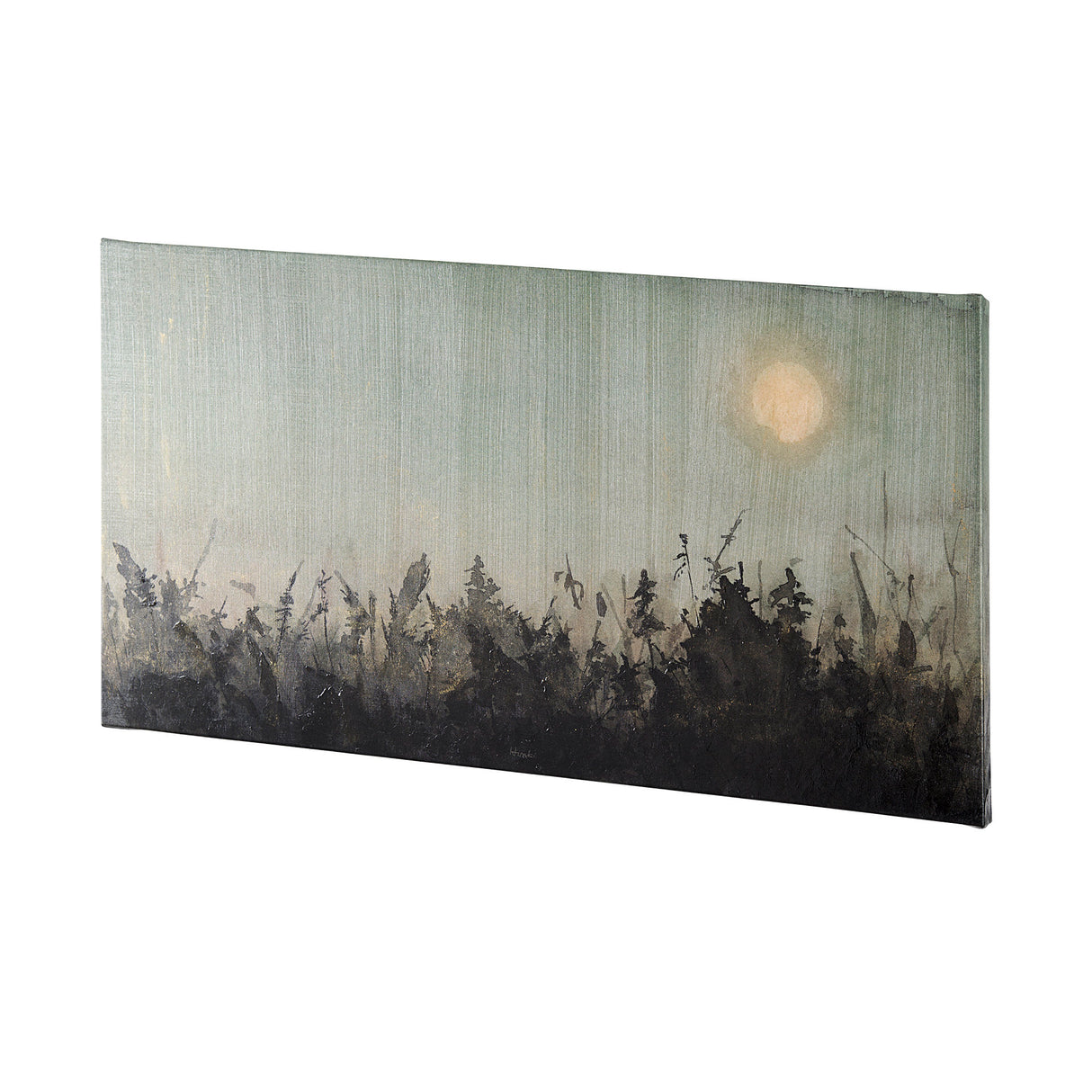 Moon Sets, Sun Rises II by Mercana Studio a Hand Embellished Textured Canvas from Mercana - Luna Furniture