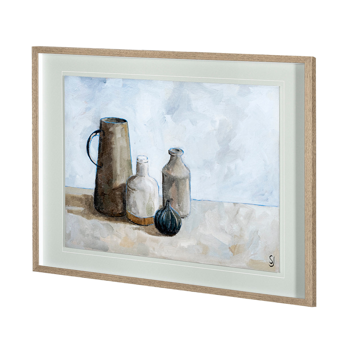 A Collection of Jars by Steven Johnson Hand Embellished Textured Framed Art Photo Matted under Glass from Mercana - Luna Furniture