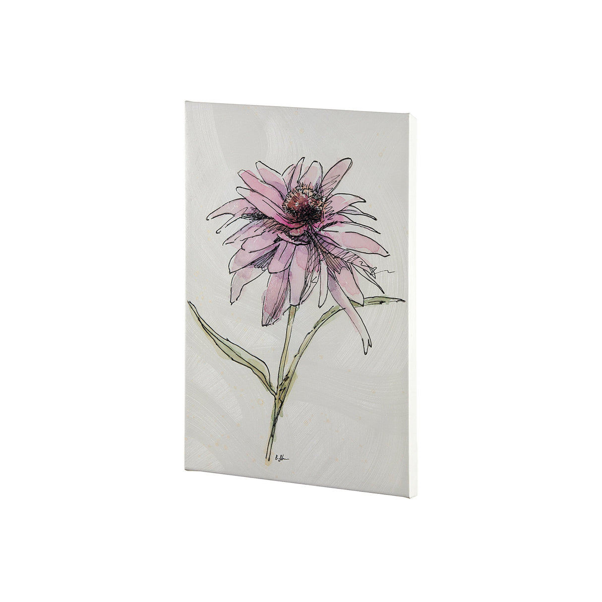 Echinacea I by Mercana Studio a Hand Embellished Textured Canvas from Mercana - Luna Furniture
