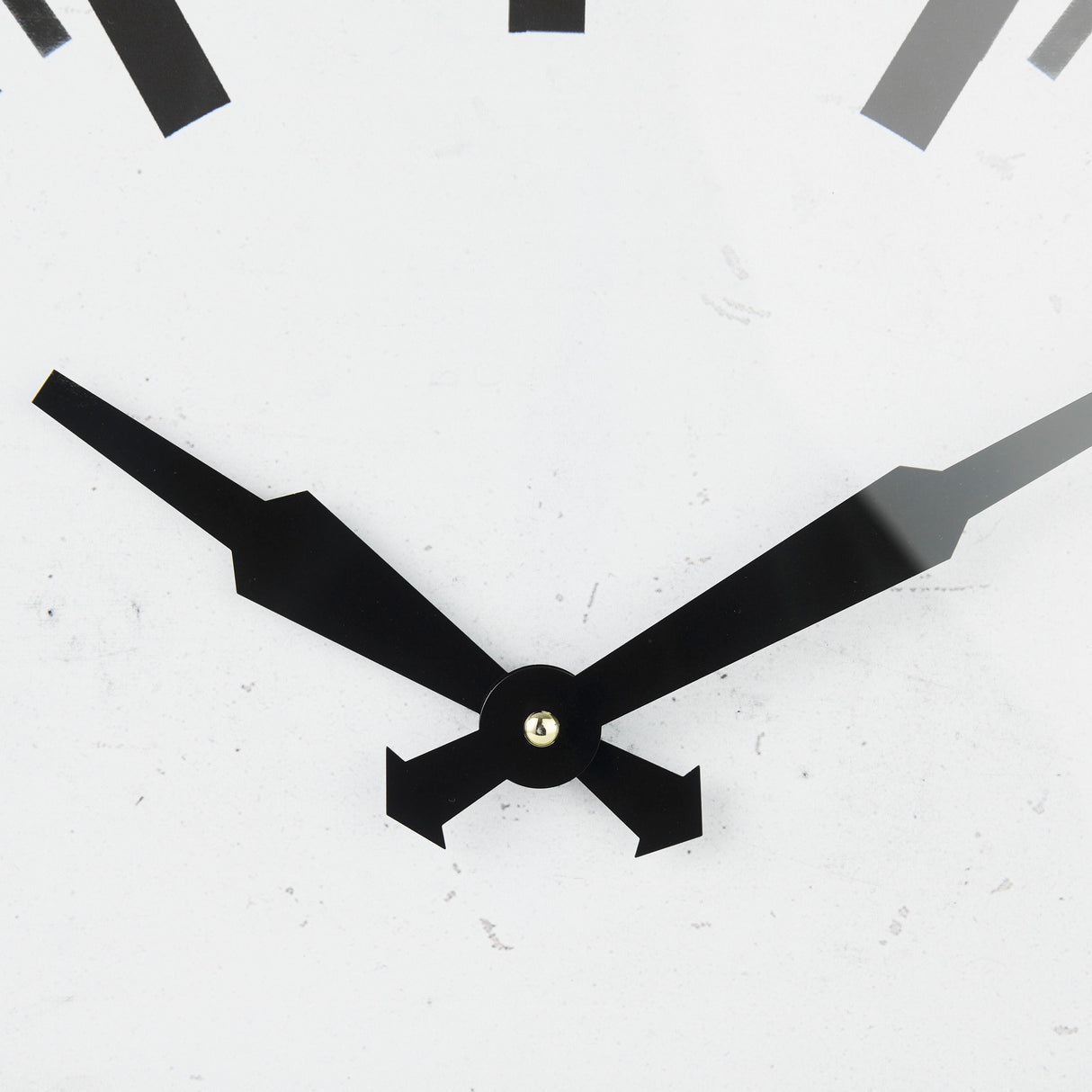 Felix Gray Metal Square Table Clock from Mercana - Luna Furniture