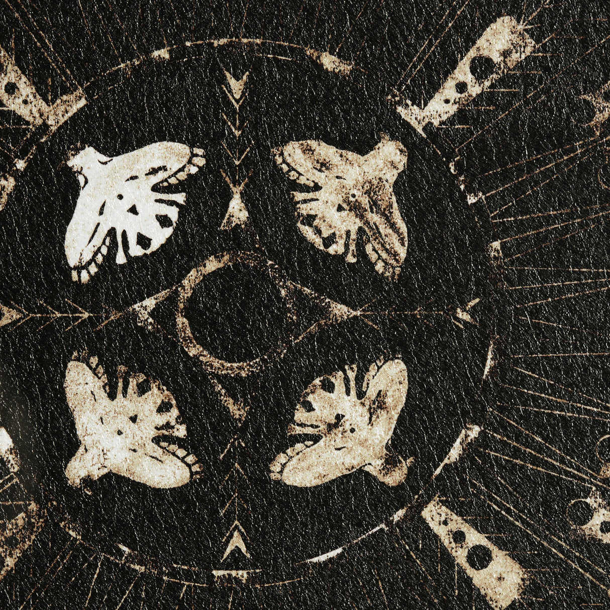 Sandpainting-Ink I by Mercana Studio a Hand Embellished Textured Framed Art Print Matted under Glass from Mercana - Luna Furniture