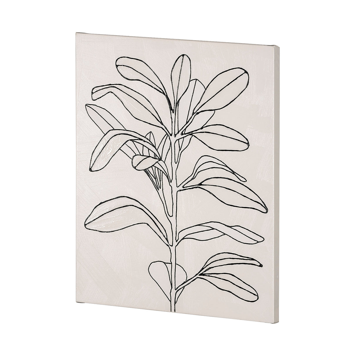 Olive Branch Countour I by Emma Scarvey a Hand Embellished Textured Canvas from Mercana - Luna Furniture