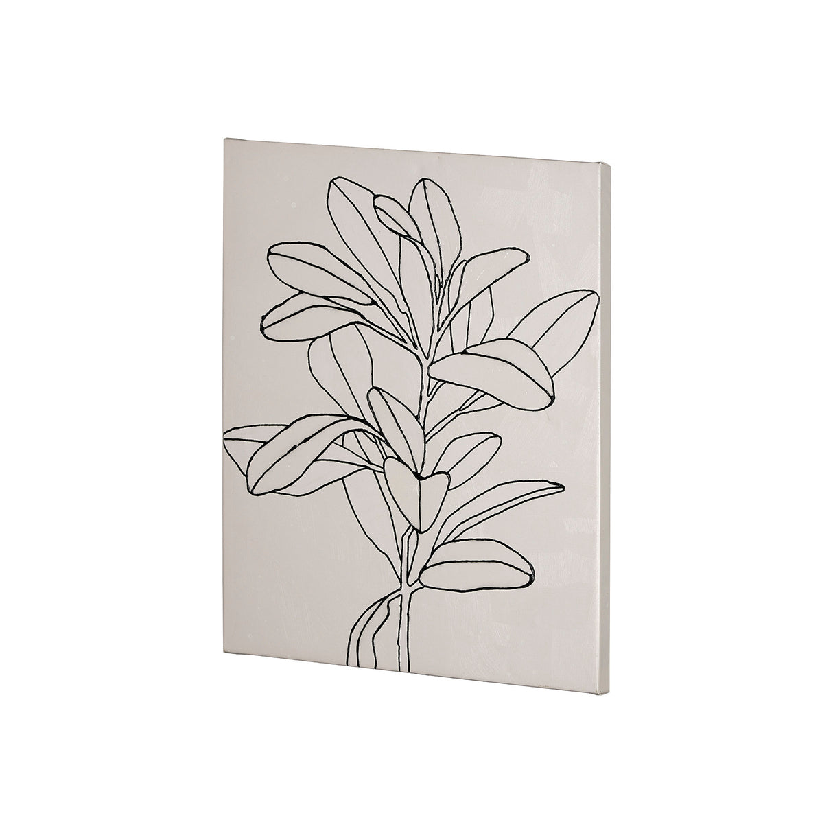 Olive Branch Countour II by Emma Scarvey a Hand Embellished Textured Canvas from Mercana - Luna Furniture