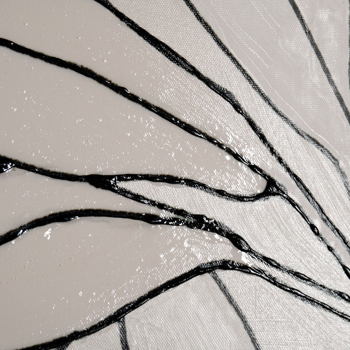 Olive Branch Countour II by Emma Scarvey a Hand Embellished Textured Canvas from Mercana - Luna Furniture