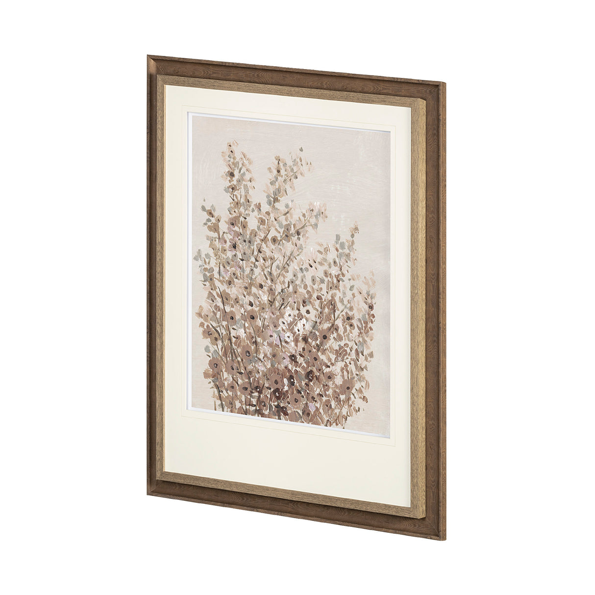 Rustic Wildflowers I by Tim OToole a Framed Art Print Matted under Glass from Mercana - Luna Furniture
