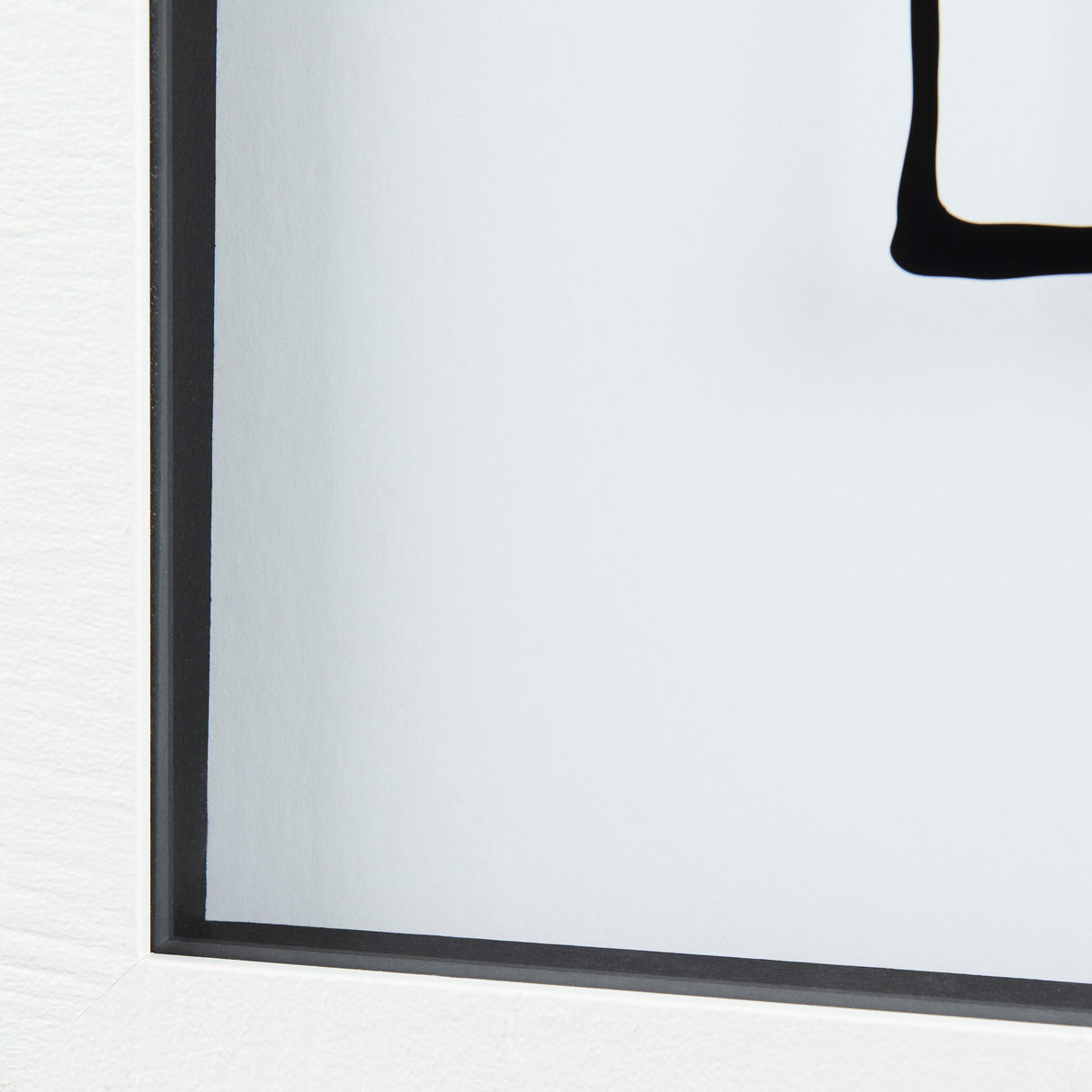 Fish Black by Mercana Studio a Hand Embellished Textured Framed Art Print Matted under Glass from Mercana - Luna Furniture