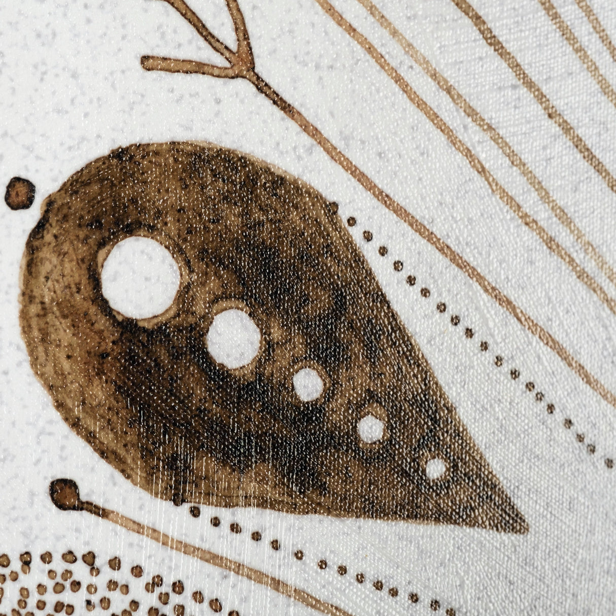 Sandpainting-Watercolor II by Chad Mackay a Hand Embellished Textured Canvas from Mercana - Luna Furniture