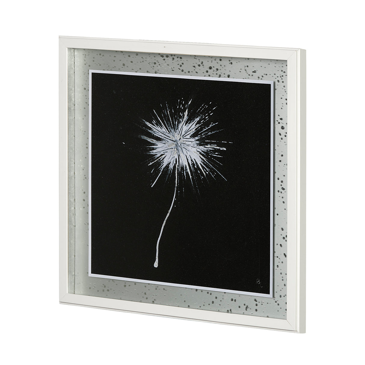 Flora III by Mercana Studio a Hand Embellished Textured Framed Art Print Matted under Glass from Mercana - Luna Furniture