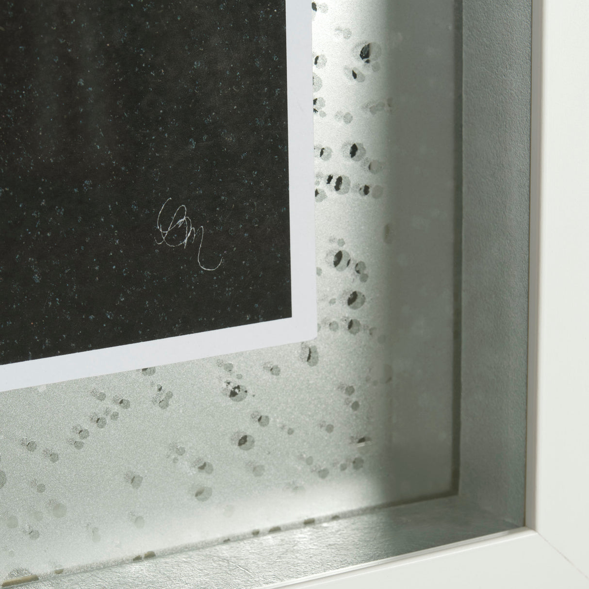 Flora VI by Mercana Studio a Hand Embellished Textured Framed Art Print Matted under Glass from Mercana - Luna Furniture