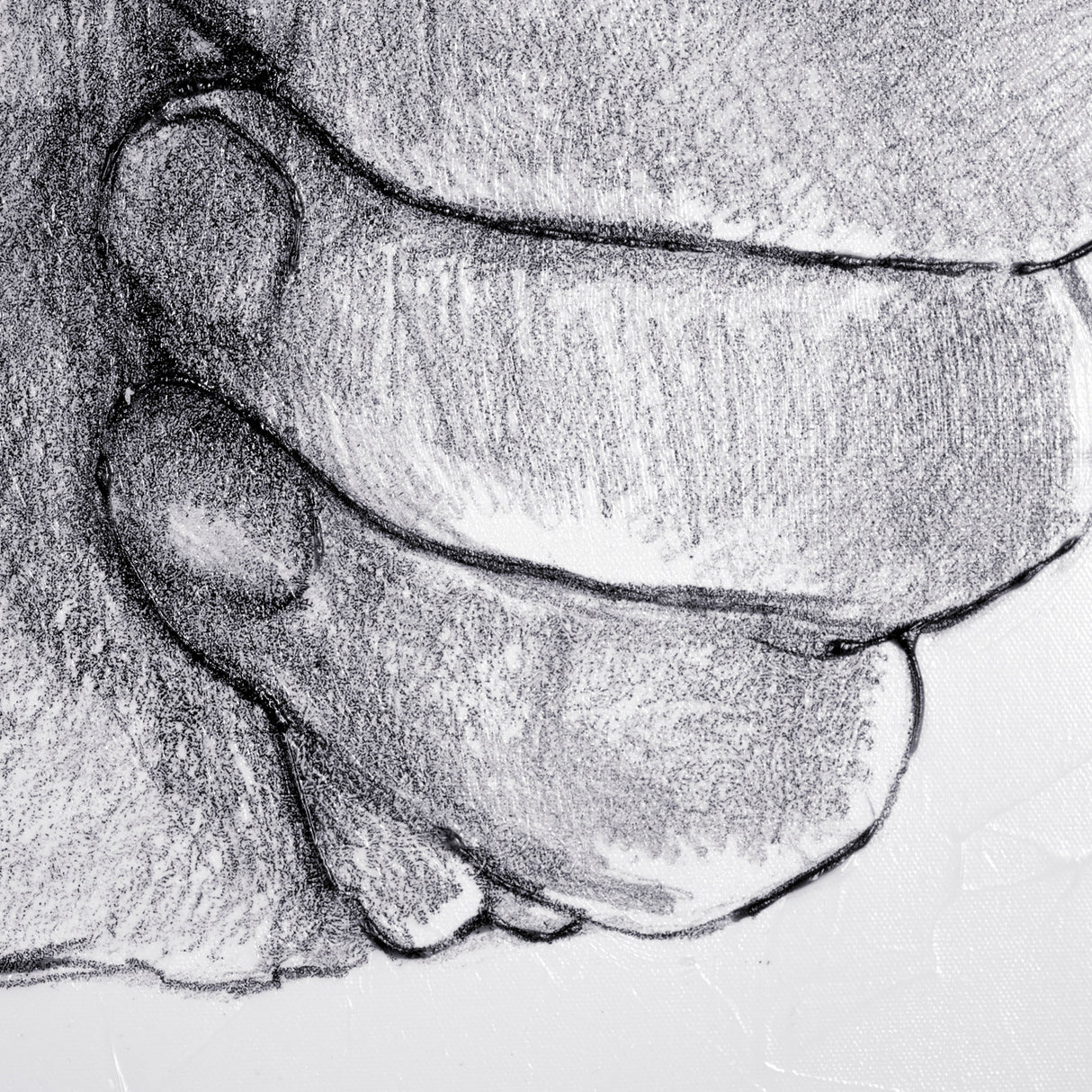 Hand Signs I by Jennifer Paxton Parker a Hand Embellished Textured Canvas from Mercana - Luna Furniture