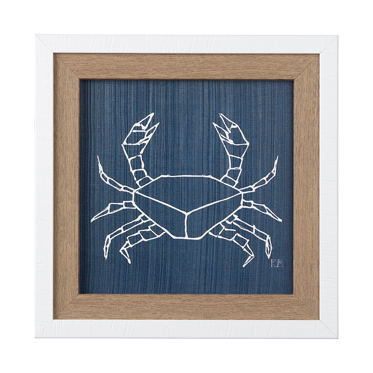 Dimegemess Crab I by Mercana Studio a Hand Embellished Textured Framed Art Print from Mercana - Luna Furniture