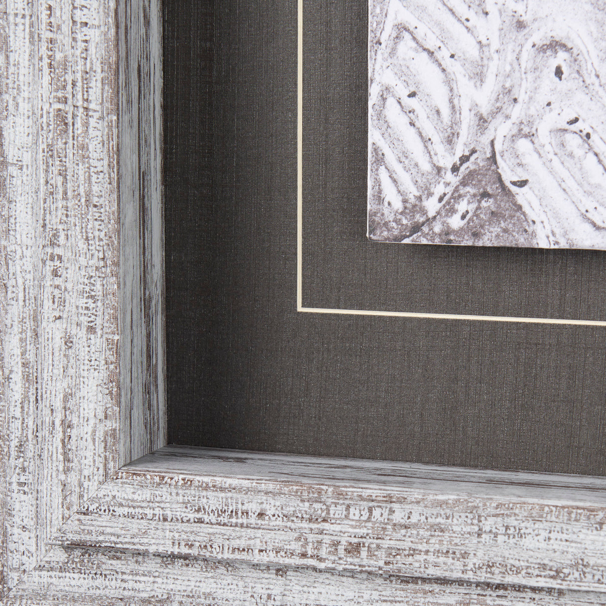 Vintage Tile Collection I by Mercana Studio a Hand Embellished Textured Framed Art Print from Mercana - Luna Furniture