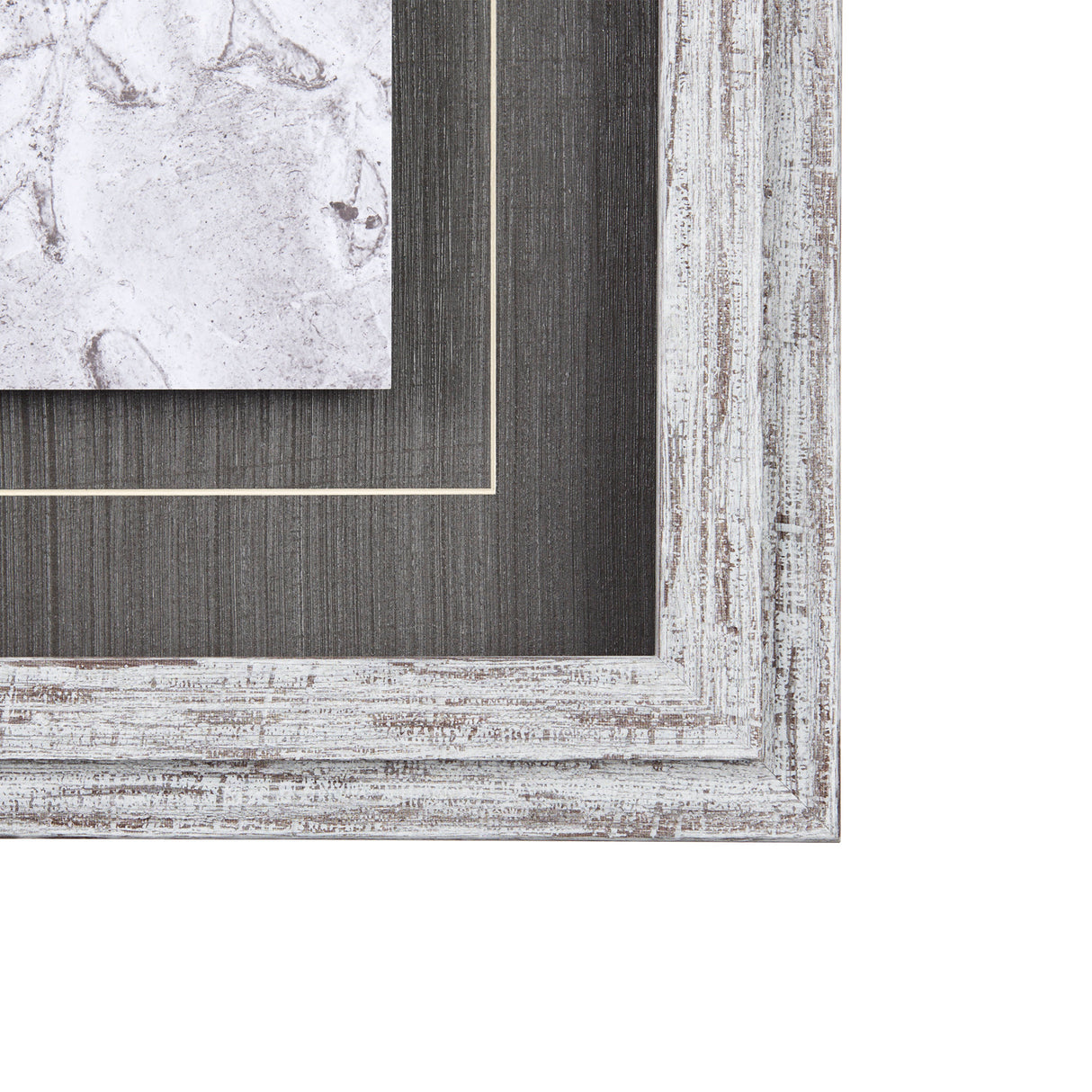 Vintage Tile Collection III by Mercana Studio a Hand Embellished Textured Framed Art Print from Mercana - Luna Furniture