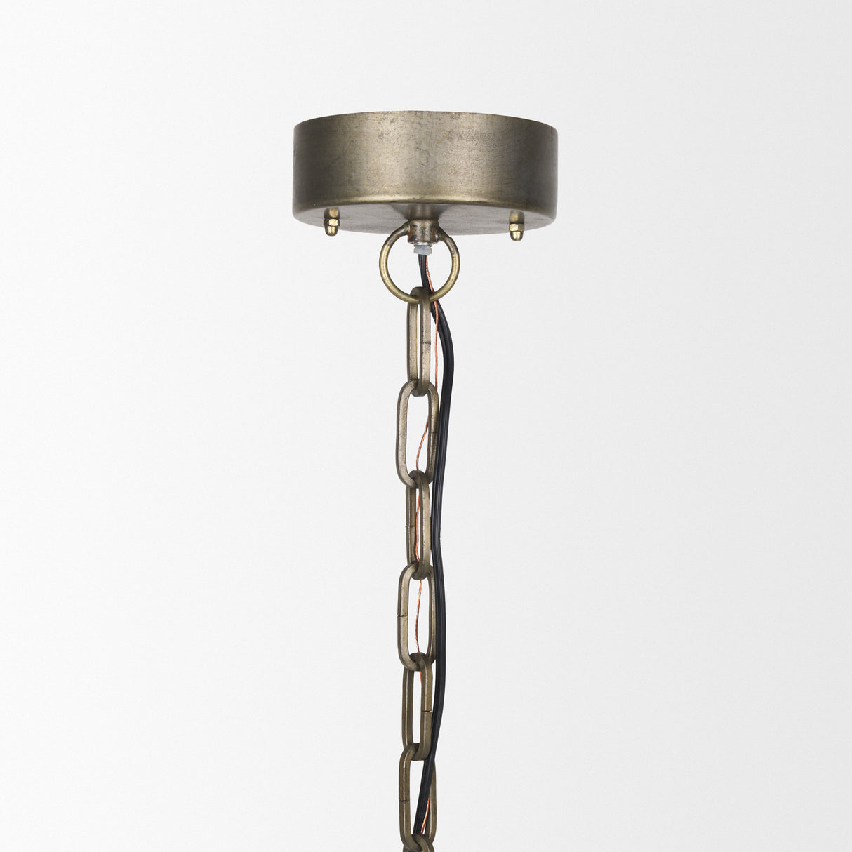 Dawson I 13x13.5 Silver Toned Metal Dome Pendant Light from Mercana - Luna Furniture