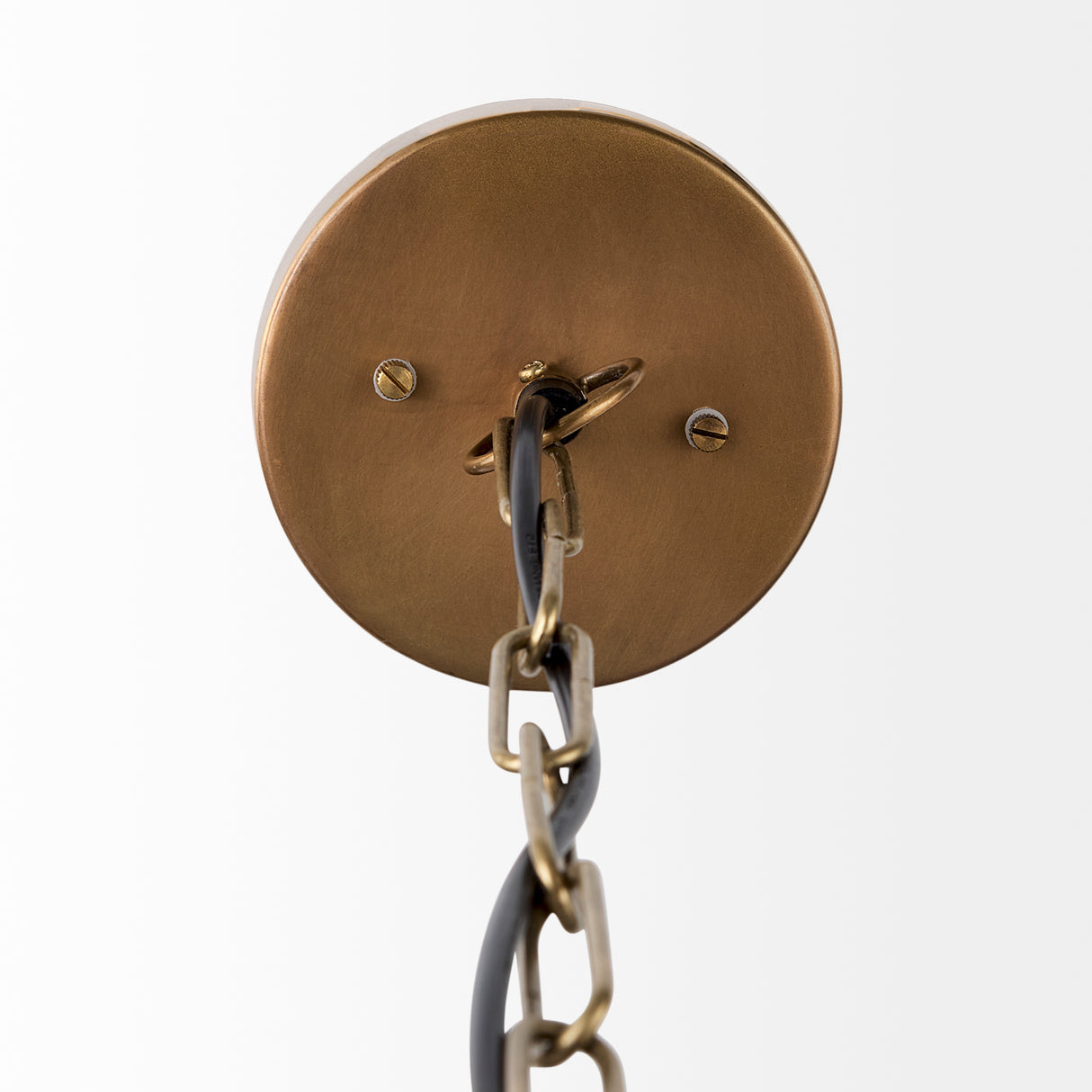 Leighton I 15x20 Gold Toned Metal Spherical Pendant Light from Mercana - Luna Furniture
