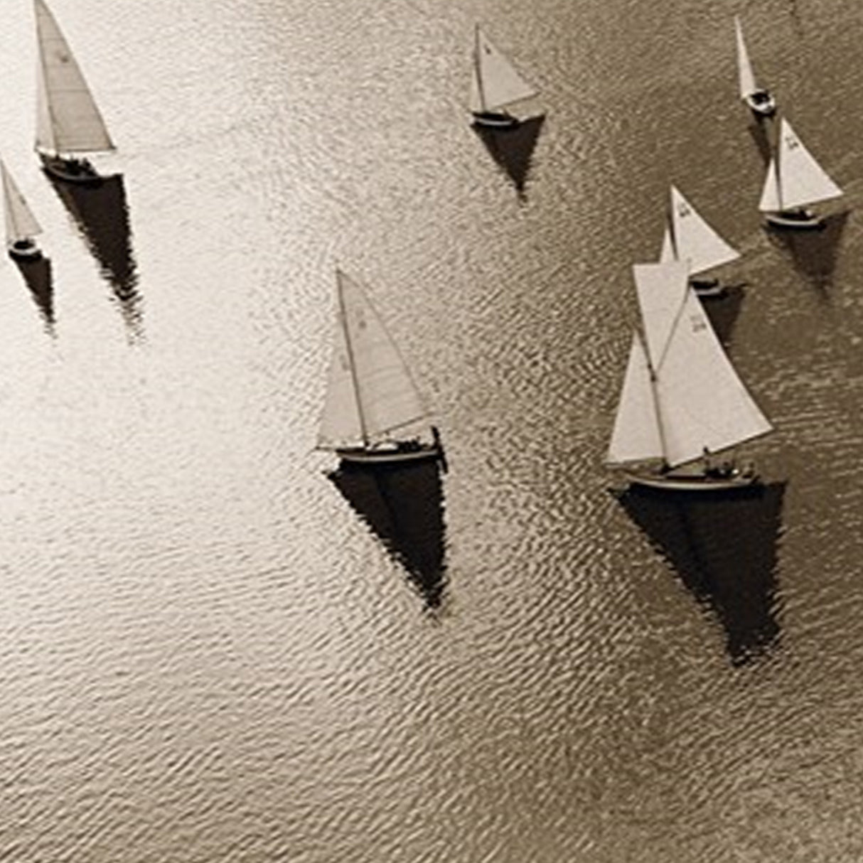 Broads Regatta, Island Yachts by Ben Wood Hand Embelished Framed Photo Art Print Matted under Glass from Mercana - Luna Furniture