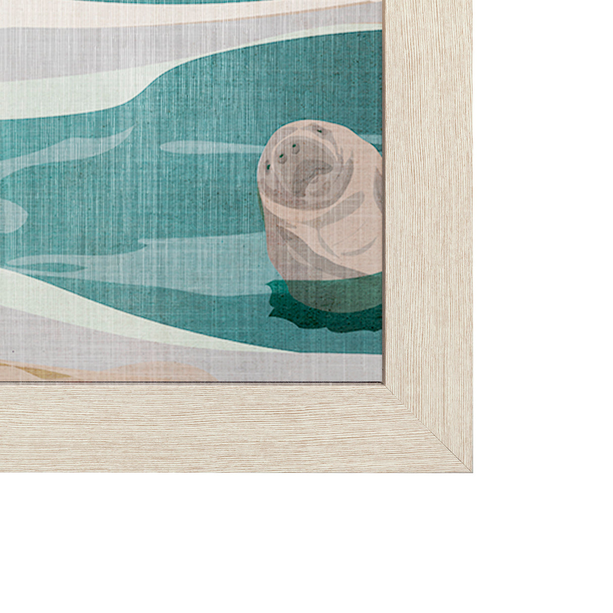 Florida Go USA (L) by Mercana Studio a Hand Embellished Decograph Framed Art Print from Mercana - Luna Furniture