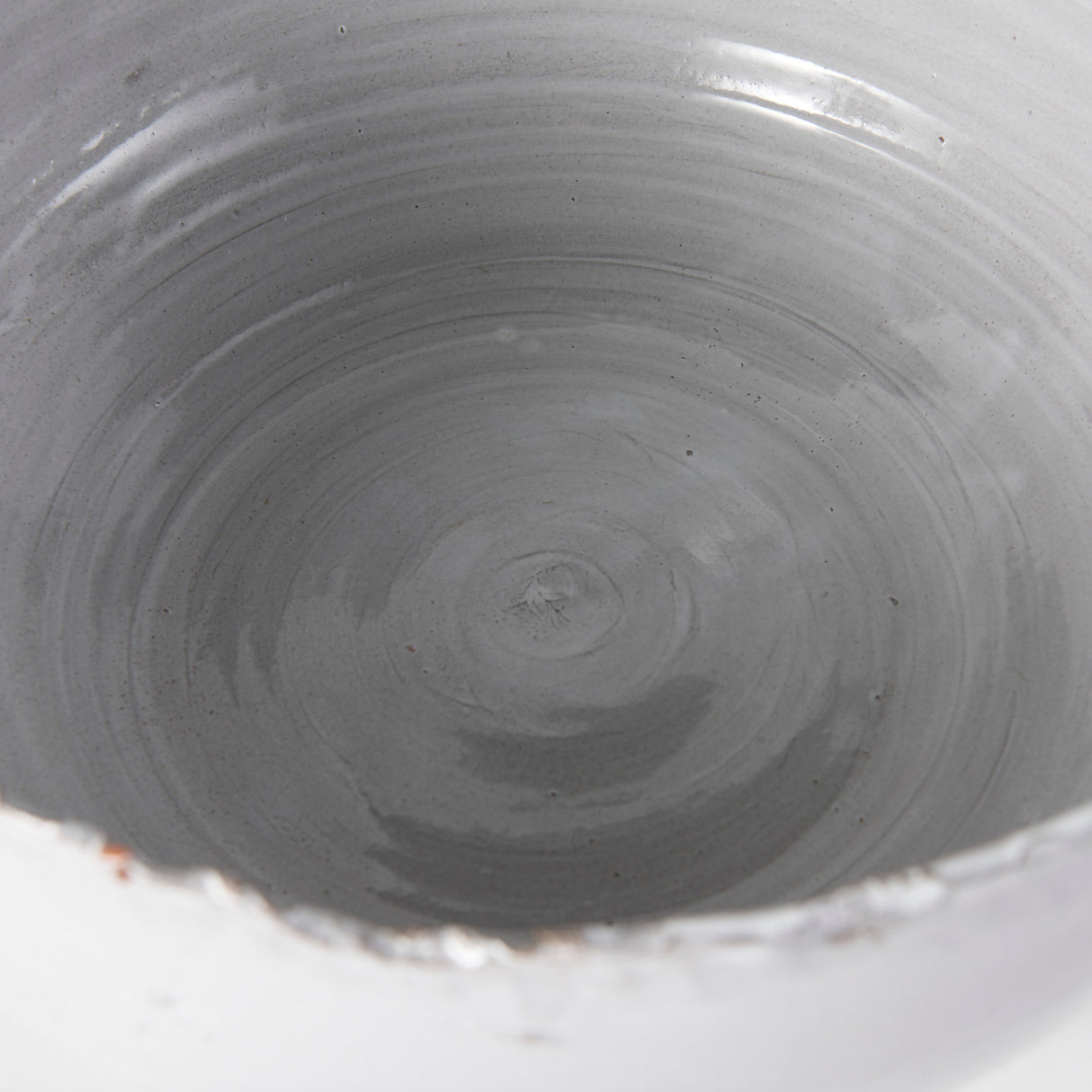 Larsen 13L x 13W White Ceramic Large Decorative Bowl from Mercana - Luna Furniture