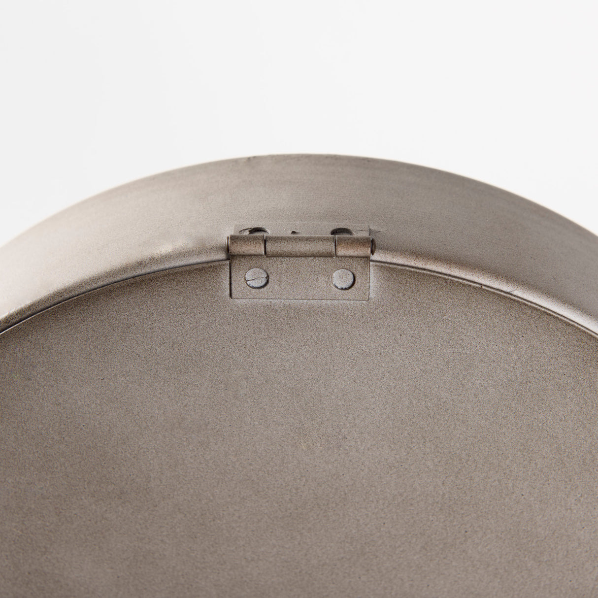 Aurus Matte Gray Metal Table Clock from Mercana - Luna Furniture