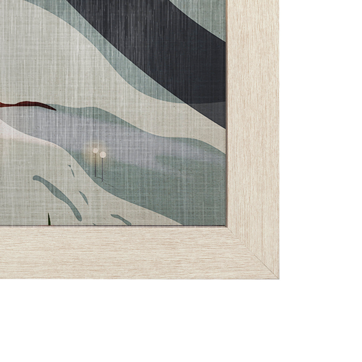 Tremblant Go Canada (L) by Mercana Studio a Hand Embellished Decograph Framed Art Print from Mercana - Luna Furniture