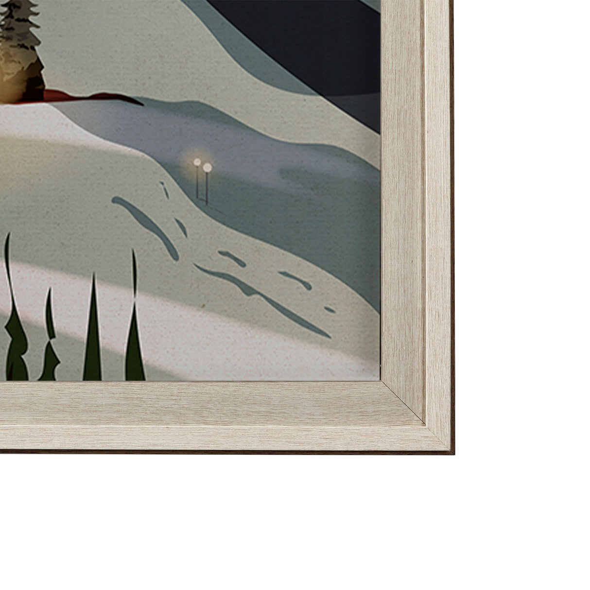 Tremblant Go Canada (XL) by Mercana Studio a Hand Embellished Decograph Framed Art Print under Glass from Mercana - Luna Furniture