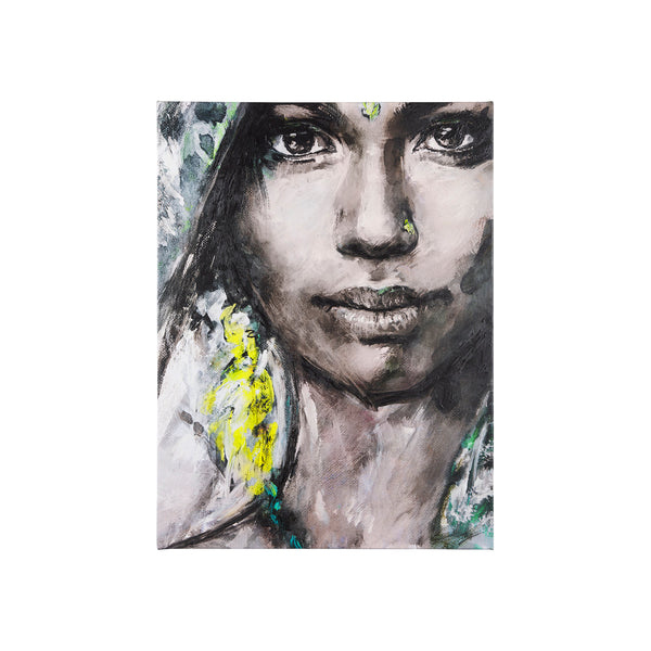 Unity V Woman (S) by Mercana Studio a Hand Embellished Textured Canvas