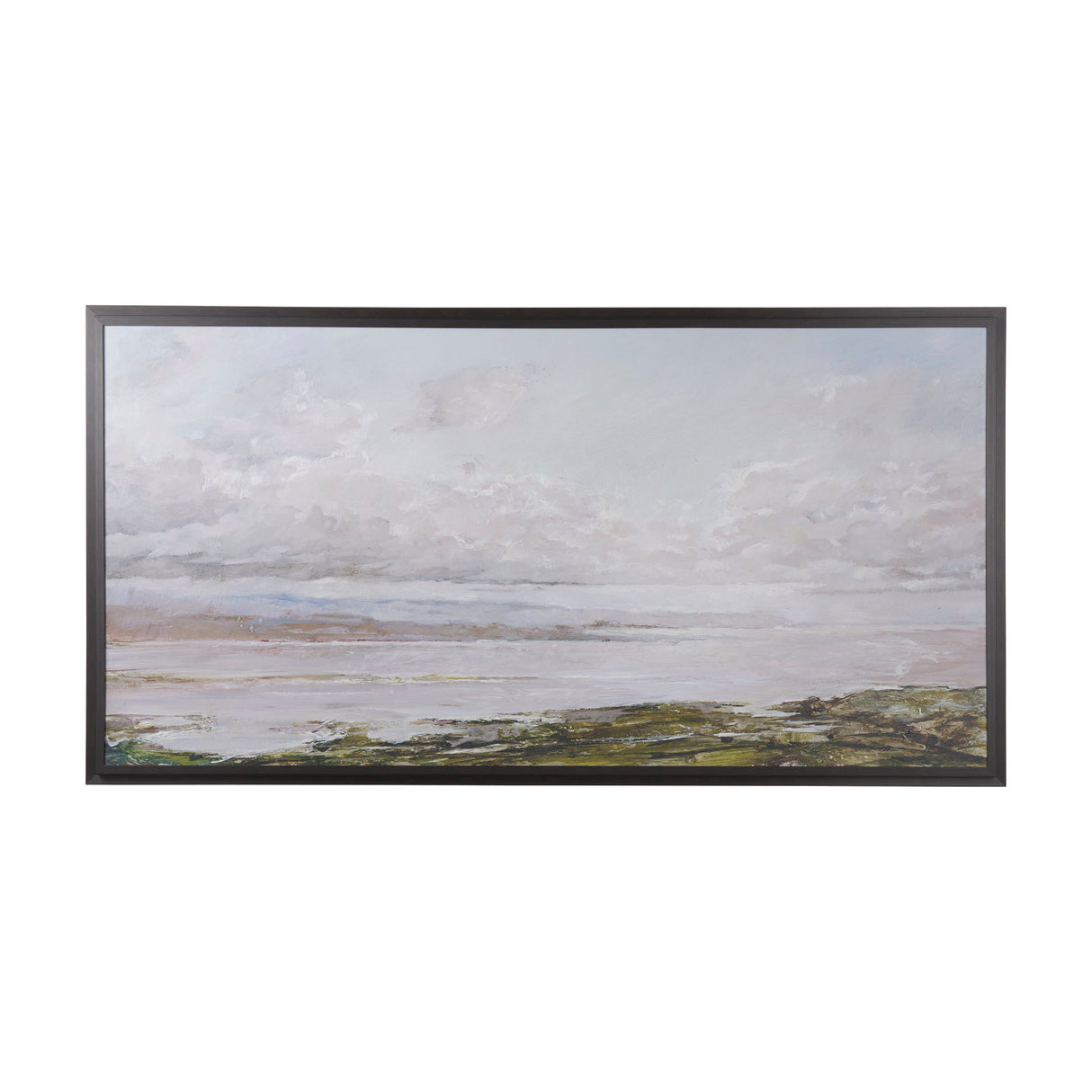 Sea View by Mercana Studio a Hand Embellished Textured Framed Canvas from Mercana - Luna Furniture
