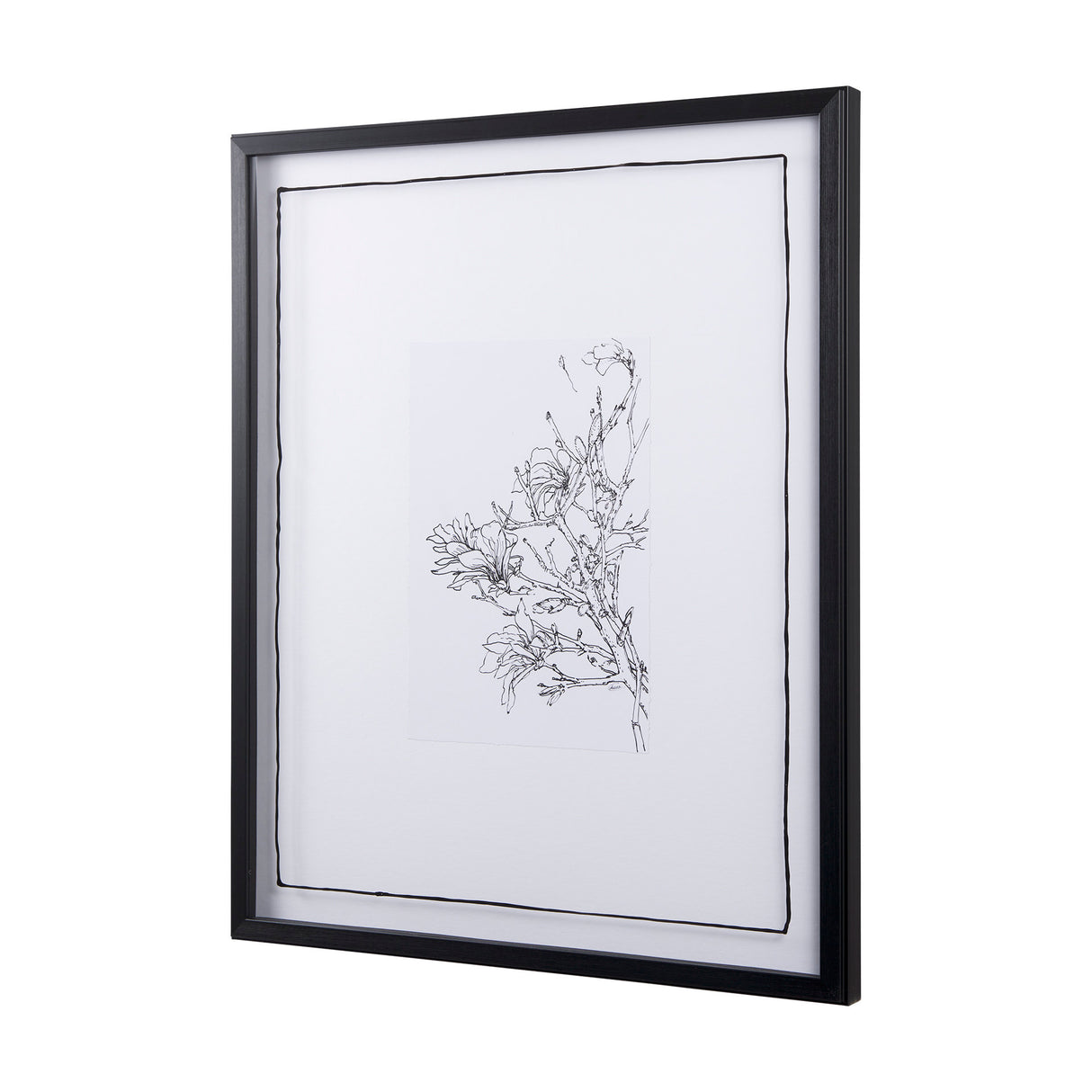 Spring Blooming VI by Mercana Studio a Hand Embellished Textured Framed Art Print Matted under Glass from Mercana - Luna Furniture