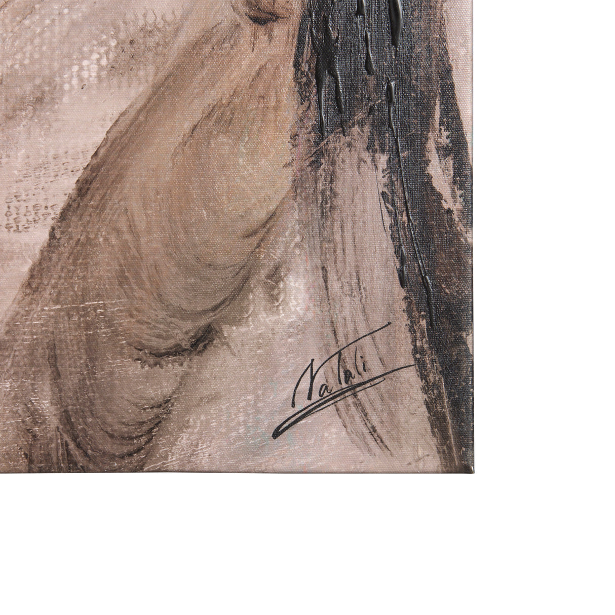 Unity I Woman (L) by Mercana Studio a Hand Embellished Textured Canvas from Mercana - Luna Furniture