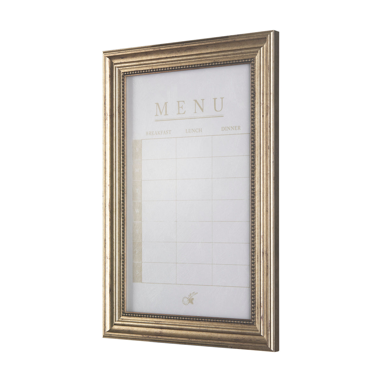 MENU I by Mercana Studio a Hand Embellished Textured Framed Art Print Matted under Glass from Mercana - Luna Furniture