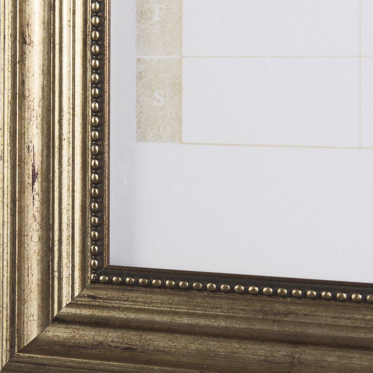 MENU I by Mercana Studio a Hand Embellished Textured Framed Art Print Matted under Glass from Mercana - Luna Furniture