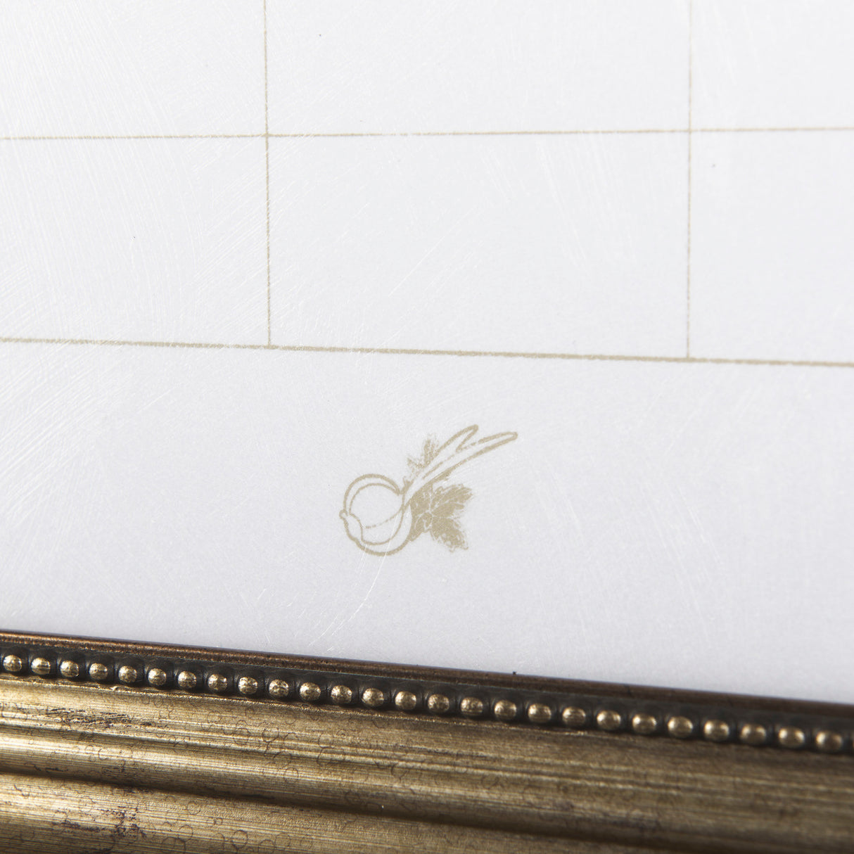 MENU I by Mercana Studio a Hand Embellished Textured Framed Art Print Matted under Glass from Mercana - Luna Furniture