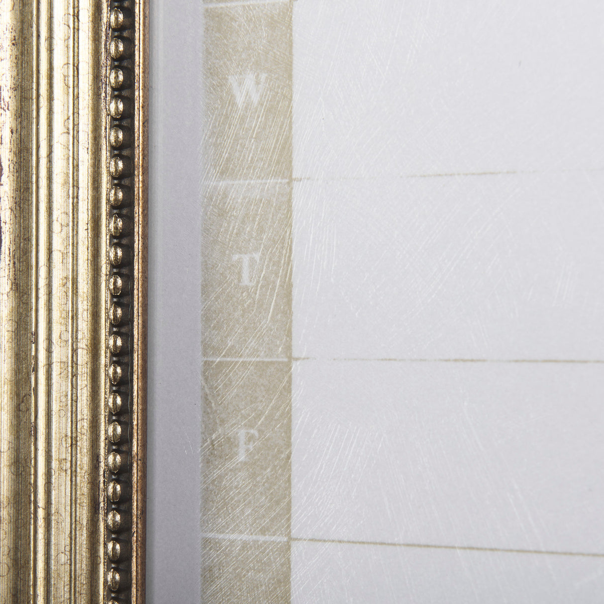 MENU I by Mercana Studio a Hand Embellished Textured Framed Art Print Matted under Glass from Mercana - Luna Furniture