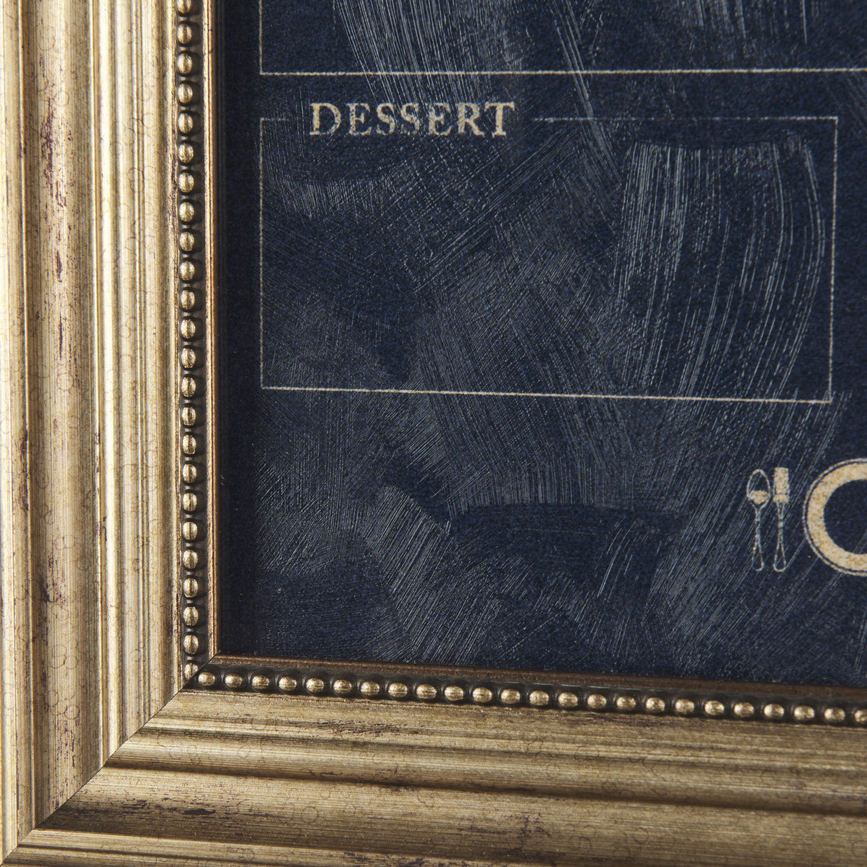 MENU II by Mercana Studio a Hand Embellished Textured Framed Art Print Matted under Glass from Mercana - Luna Furniture