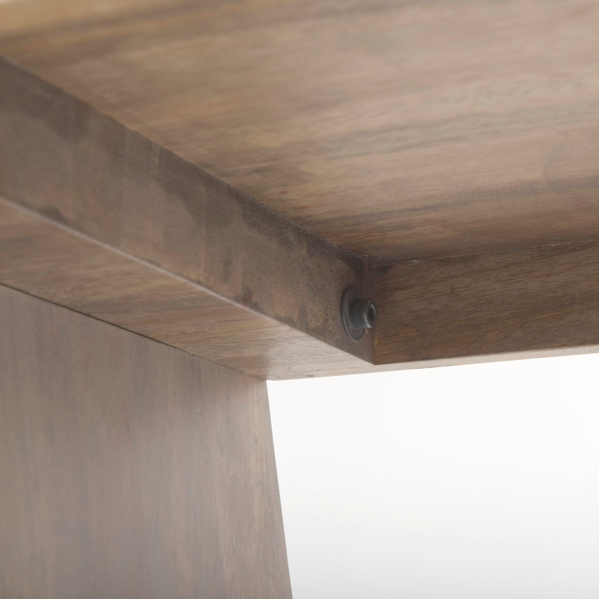 Elaine III 60L x 16W Brown Wood Angled Leg Console Table from Mercana - Luna Furniture