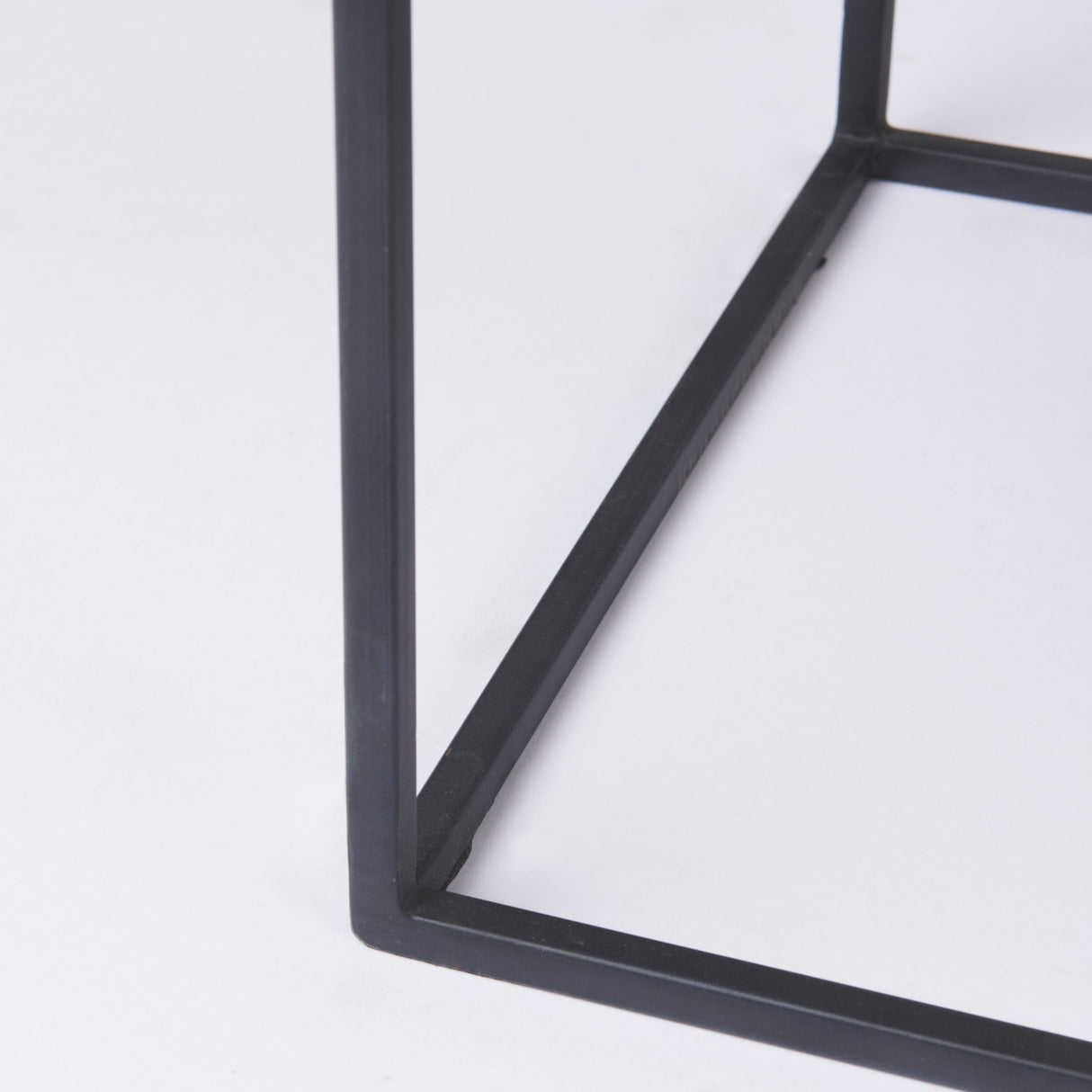 Morris 63.0L x 15.0W x 31.0H Beige Wood w/ Black Metal Frame 2 Drawer Console Table from Mercana - Luna Furniture