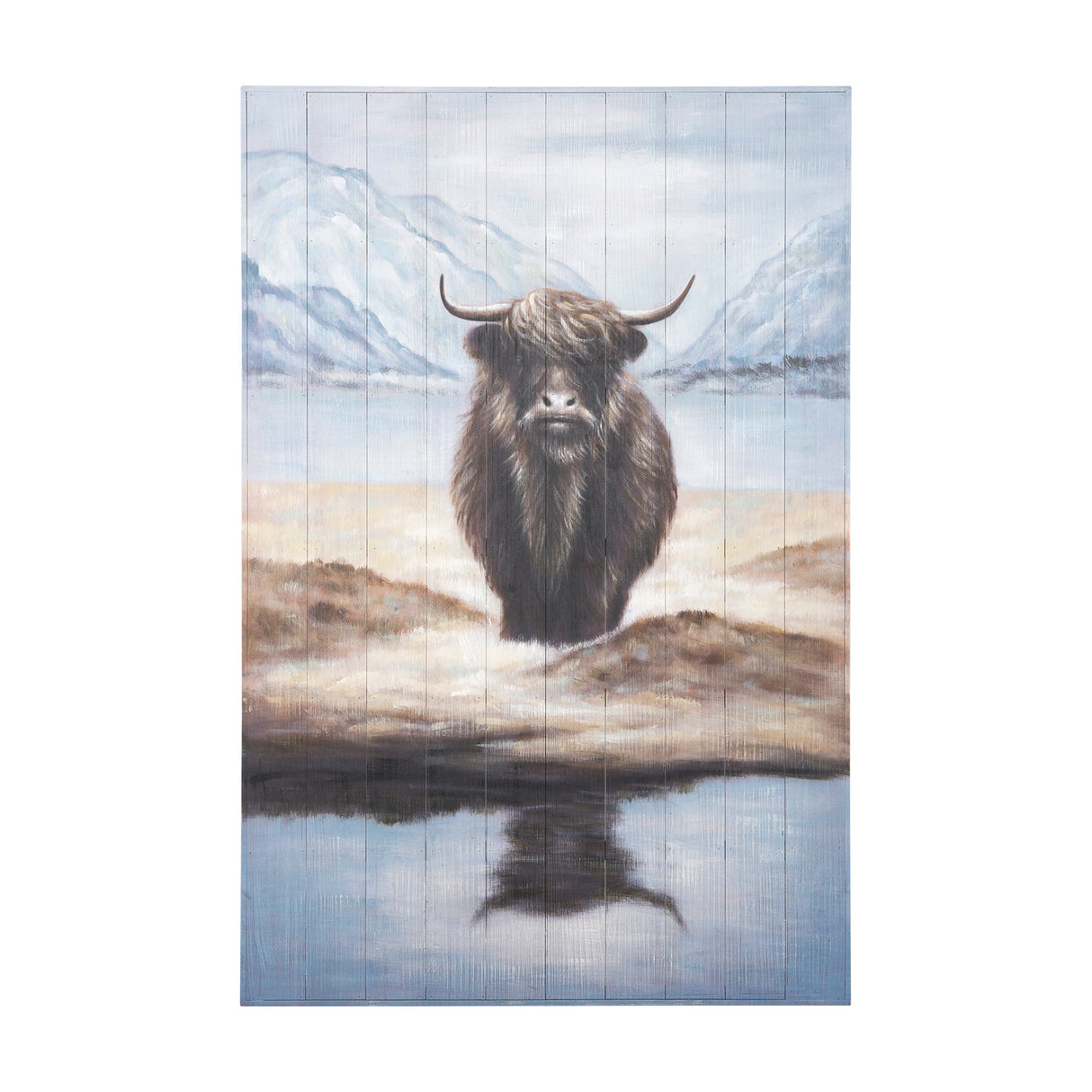 Wild Ox Painting on Wood from Mercana - Luna Furniture