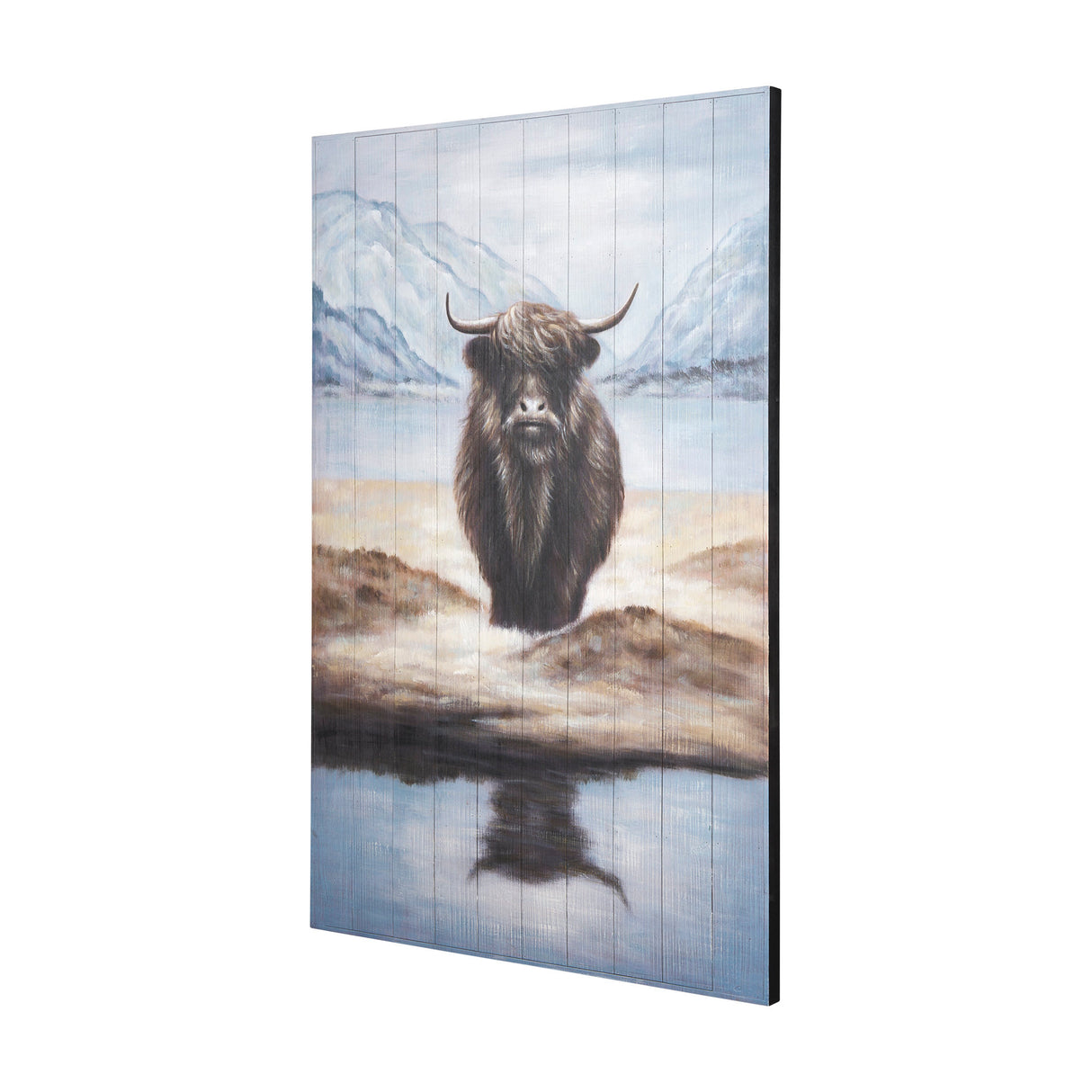 Wild Ox Painting on Wood from Mercana - Luna Furniture