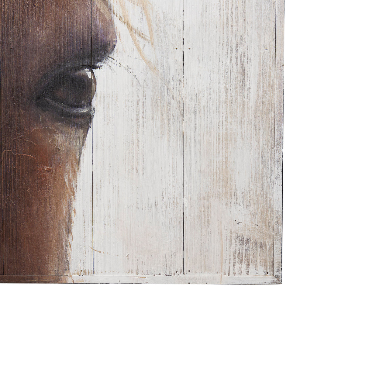 Horse Fringe Painting on Wood from Mercana - Luna Furniture
