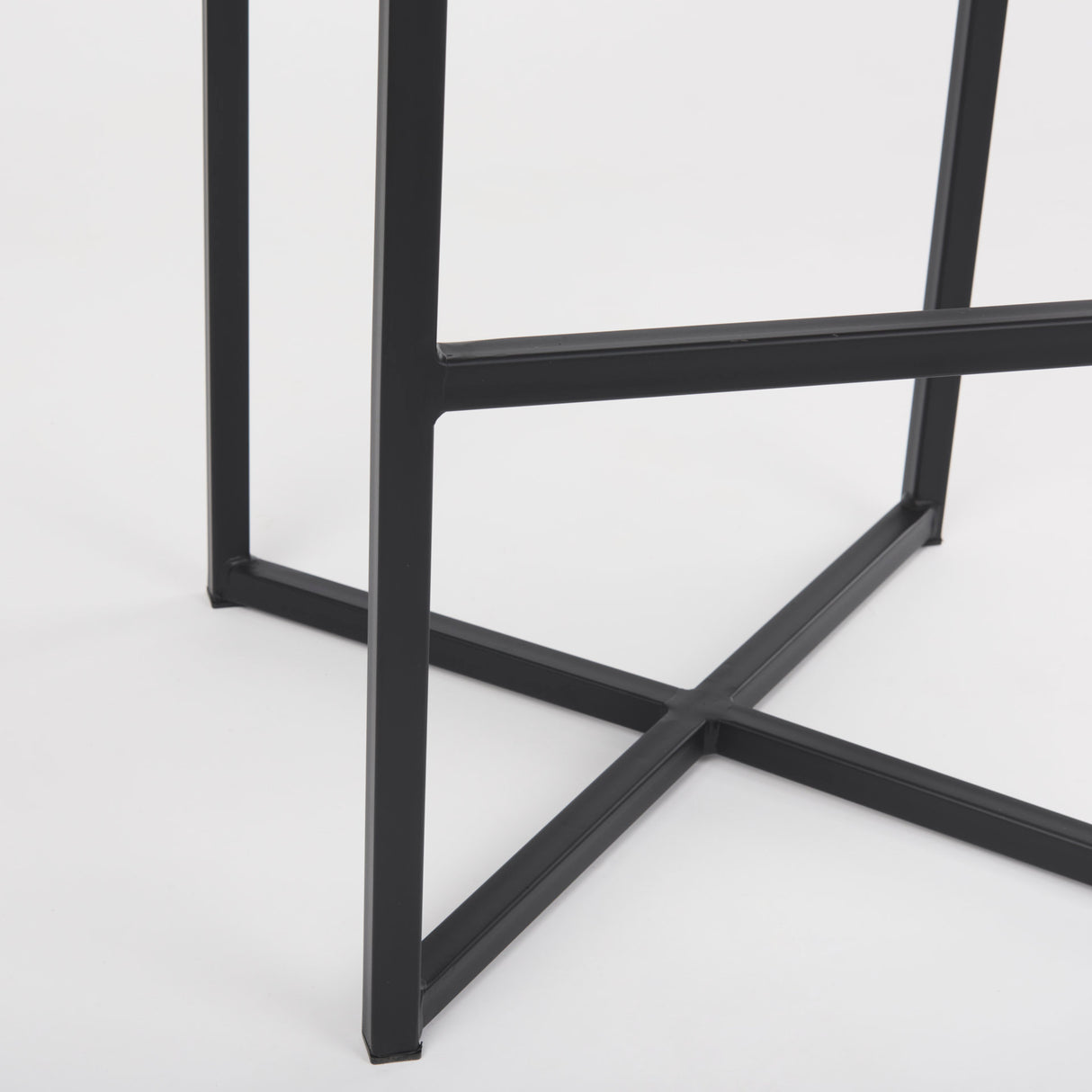 Frodo 29.75H Gray Fabric Seat W/Black Iron Frame Bar Stool from Mercana - Luna Furniture