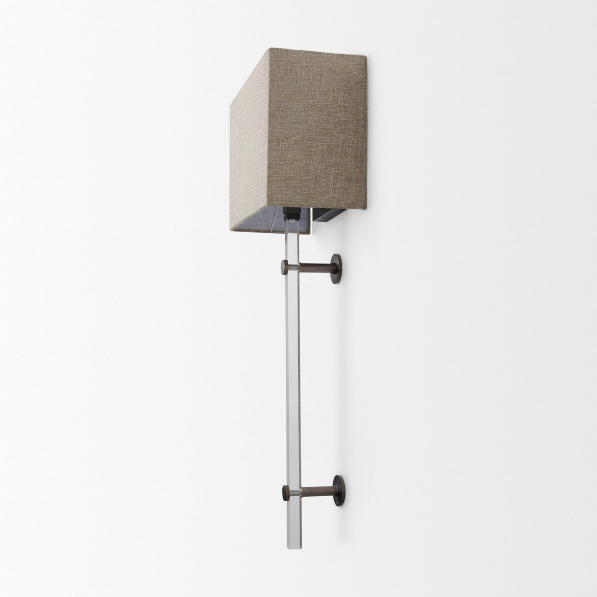 Kinsley Beige Shade W/Transparent Body Wall Sconce from Mercana - Luna Furniture