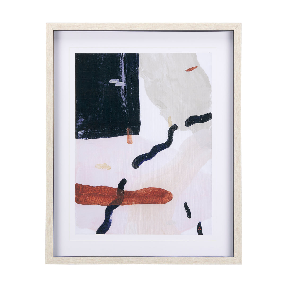 Color Blocks I by Mercana Studio a Hand Embellished Textured Framed Art Print Matted under Glass from Mercana - Luna Furniture