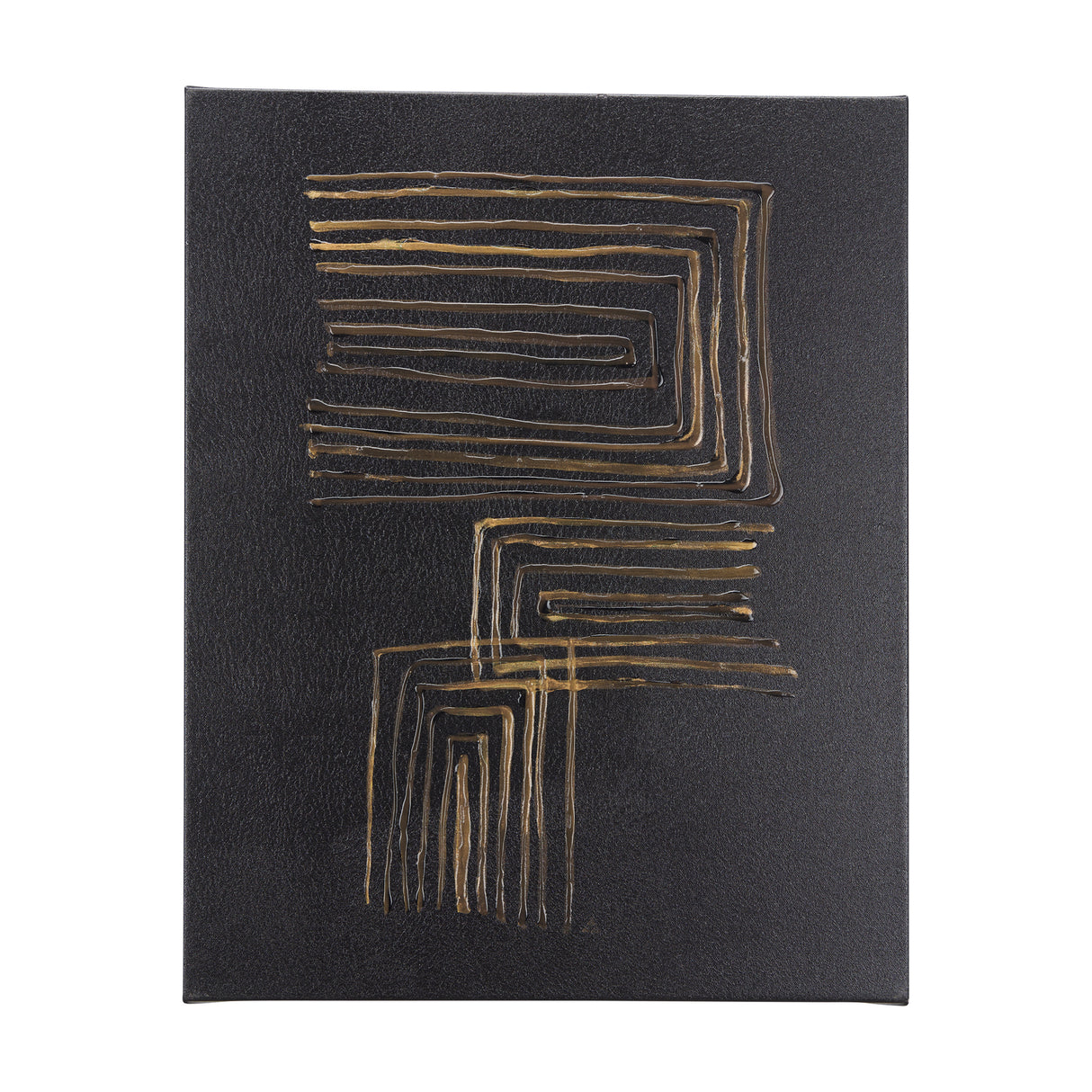 Lines I by Mercana Studio a Hand Embellished Textured Canvas from Mercana - Luna Furniture