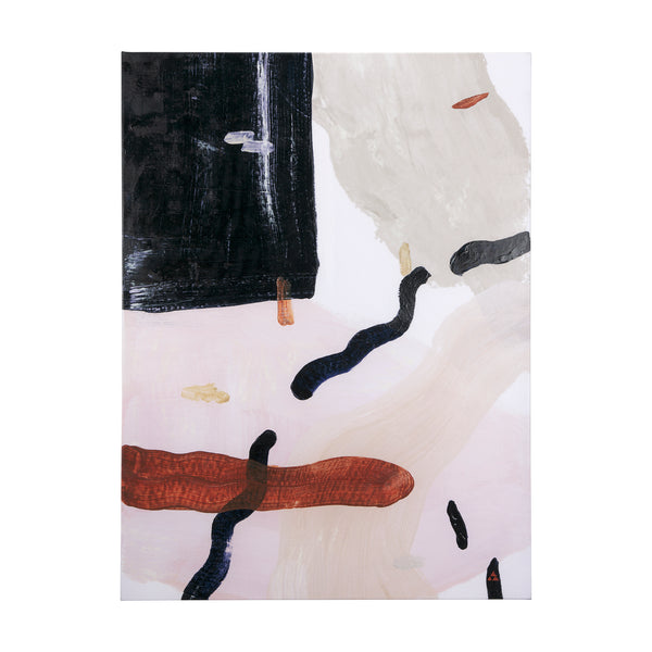 Color Blocks I by Mercana Studio a Hand Embellished Textured Canvas