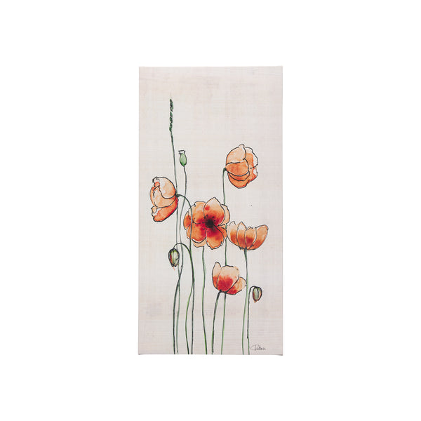 Meadow flowers I by Mercana Studio a Hand Embellished Textured Canvas