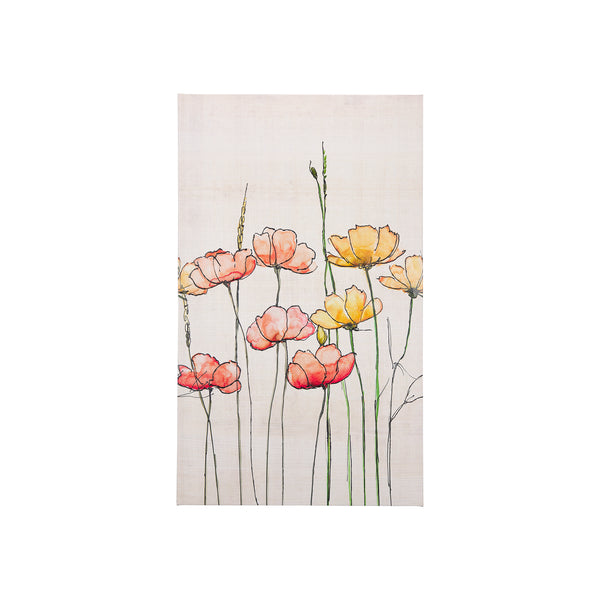 Meadow flowers by Mercana Studio a Hand Embellished Textured Canvas