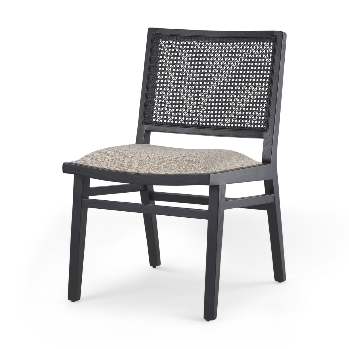 Wynn 20.5L x 24.6W x 34.1H Beige Fabric W/Black Wood Dining Chair, Set of 2 from Mercana - Luna Furniture