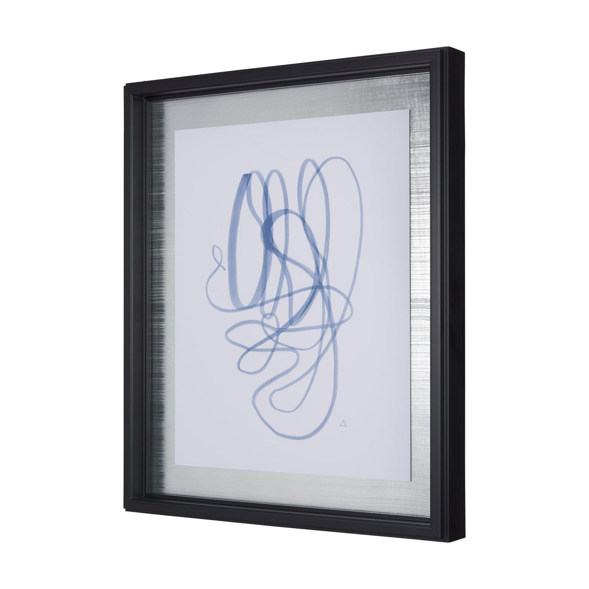 Lines V by Mercana Studio a Hand Embellished Textured Framed Art Print Matted under Glass from Mercana - Luna Furniture