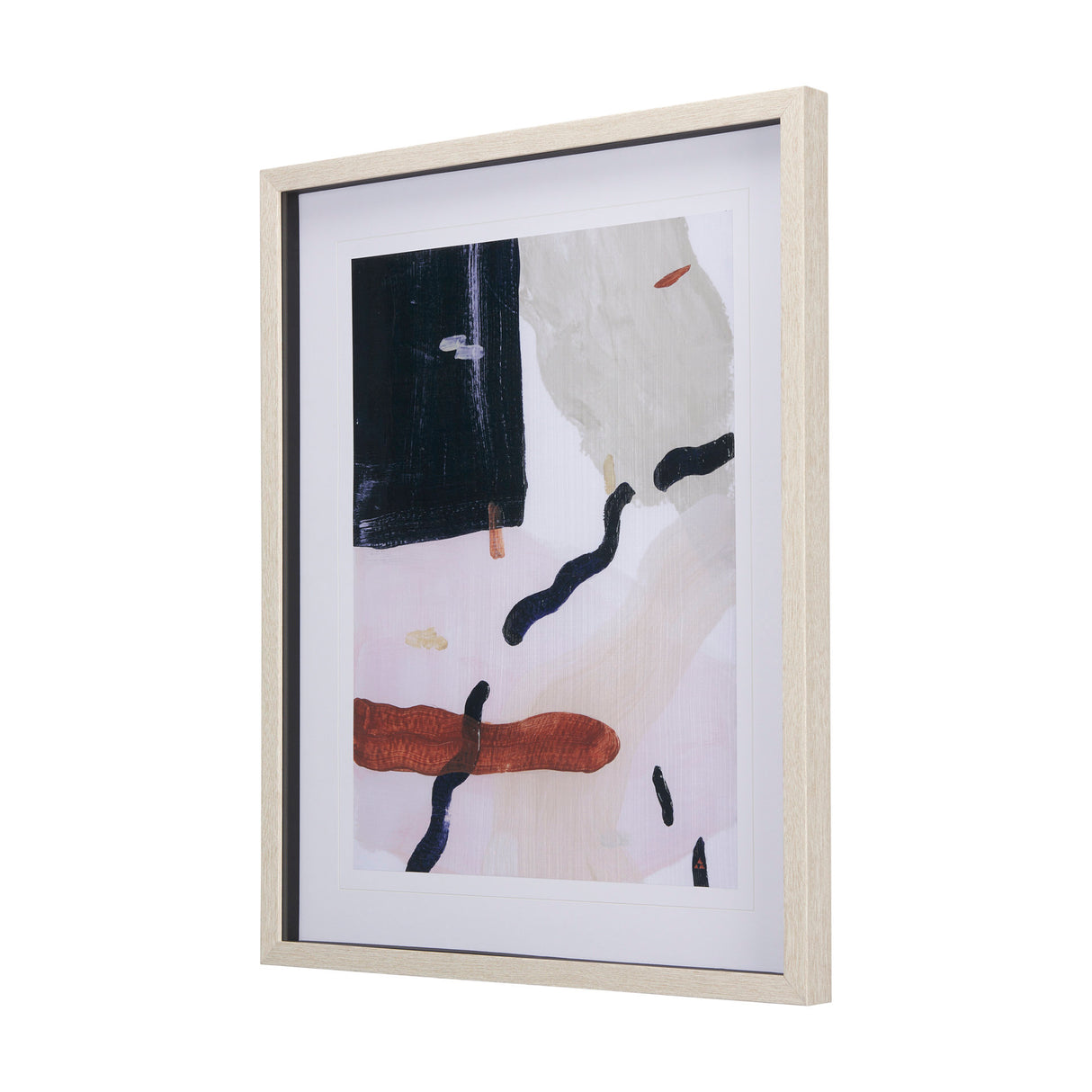 Color Blocks I by Mercana Studio a Hand Embellished Textured Framed Art Print Matted under Glass from Mercana - Luna Furniture